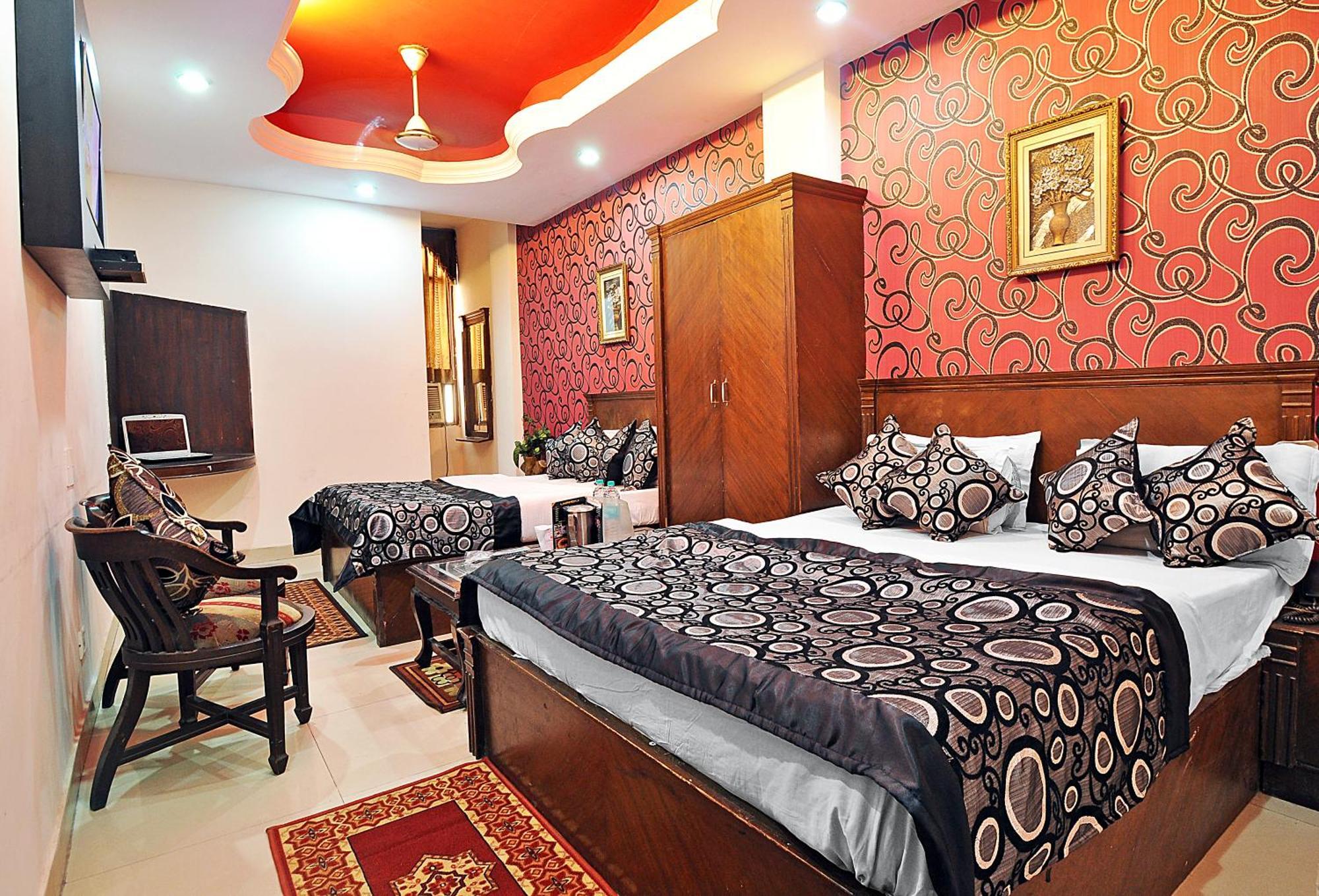 Hotel Shiva Intercontinental - New Delhi Railway Station - Paharganj Kültér fotó